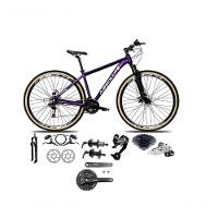 Bicicleta Aro 29 Absolute Nero 5 Câmbios 27v Shimano Altus Freios Hidráulicos Pneu Com Faixa - Roxo Tam.17 - 1