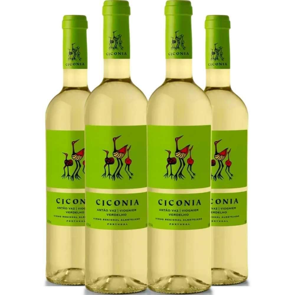 Vinho Branco Ciconia Alentejo 750ml Kit 4 Garrafas - 1