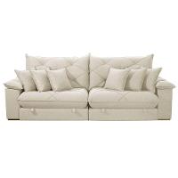 Sofá ágata Linho Dois Módulos De 100cm B25 Meu Sofá Online A302 Linho Branco - 3