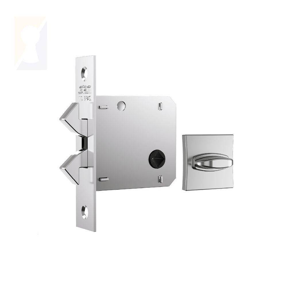 Fechadura Stam Correr-bater Banheiro 1006s Cromado - 1