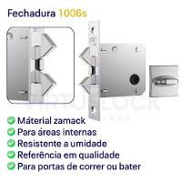 Fechadura Stam Correr-bater Banheiro 1006s Cromado - 5