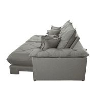 Sofá ágata Linho Dois Módulos De 90 Cm B25 Meu Sofá Online A230 Linho Cinza