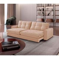 Sofá Firenze Linho 02 Módulos De 100cm B25cm Meu Sofá Online A294 Linho Creme - 1