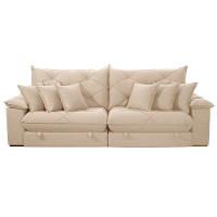 Sofá ágata Linho Dois Módulos De 90 Cm B25 Meu Sofá Online A294 Linho Creme - 3