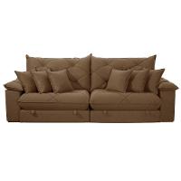 Sofá ágata Veludo Dois Módulos De 120cm B25 Meu Sofá Online B016 Veludo Marrom - 3