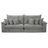 Sofá ágata Linho Dois Módulos De 120cm B25 Meu Sofá Online A230 Linho Cinza - 3