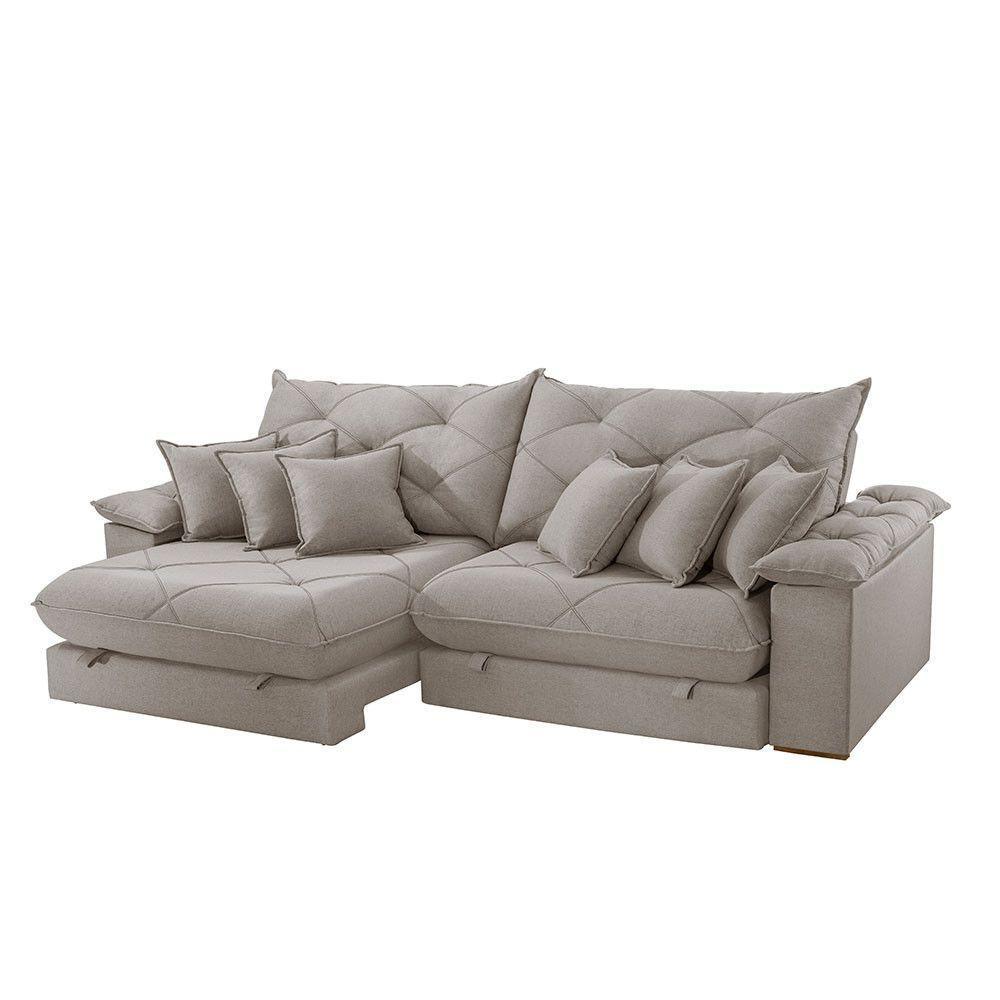 Sofá ágata Veludo Dois Módulos De 120cm B25 Meu Sofá Online B026 Veludo Prata - 2