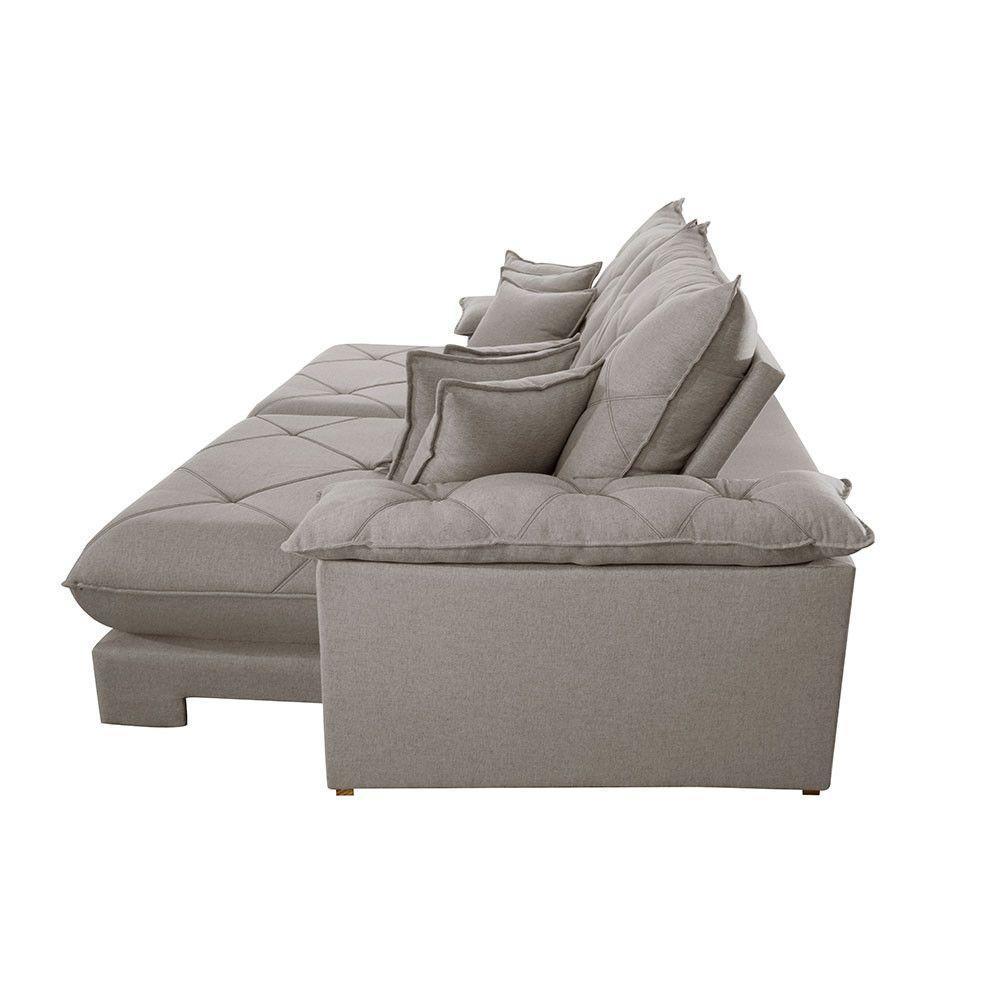 Sofá ágata Veludo Dois Módulos De 120cm B25 Meu Sofá Online B026 Veludo Prata - 6