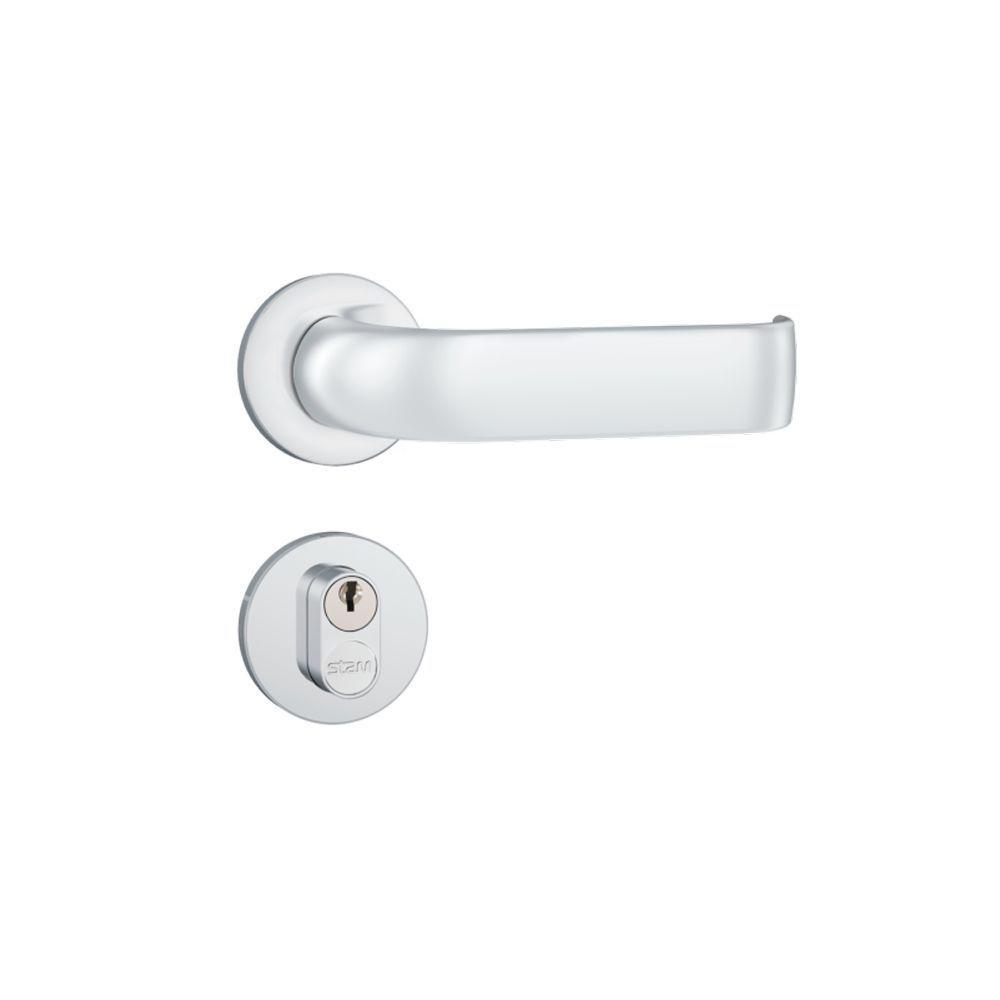 Fechadura 803-39 Externa Roseta Redonda Stam Cromado - 1