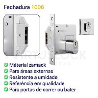 Fechadura Stam Correr-bater Externa 1006 Cromado - 3
