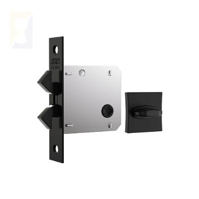 Fechadura Stam Correr-bater Banheiro 1006s Preto