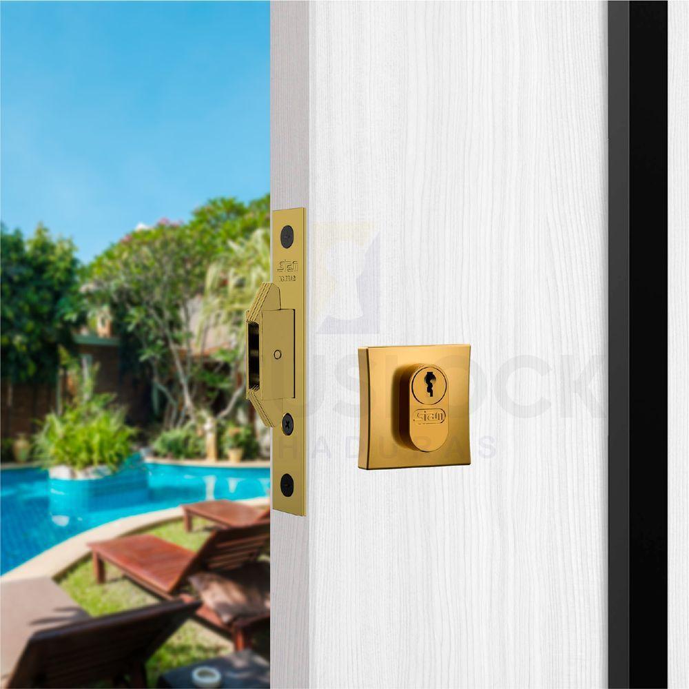 Fechadura Stam Correr-bater Externa 1006 Dourado - 3