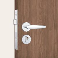 Fechadura Externa 803-33 Cromada Roseta Redonda Stam