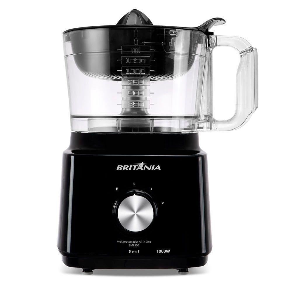 Multiprocessador De Alimentos BMP900P 2 Velocidades Britânia Preto 110V - 2