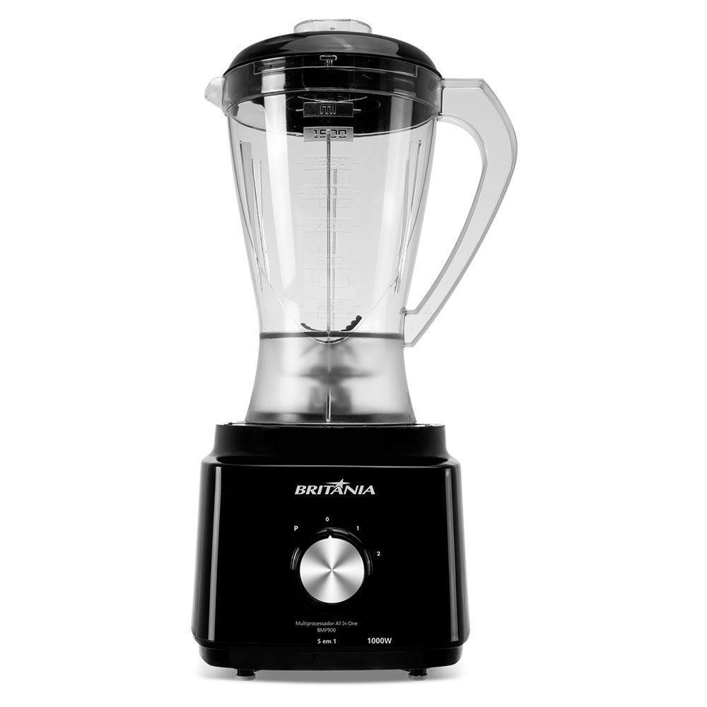 Multiprocessador De Alimentos BMP900P 2 Velocidades Britânia Preto 110V - 3