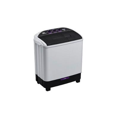 Tanquinho Semiautomático Twin Tub 2 Em 1 4,6kg Praxis Branco 110V
