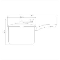 Pipoqueira Tramontina Paris 22 Cm 4,8 Litros Grafite Em Alumínio Starflon Max - 5
