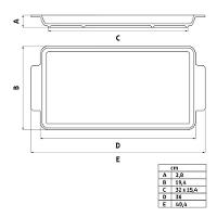 Travessa Retangular Tramontina Maria Augusta Em Porcelana 36x19 Cm - 2