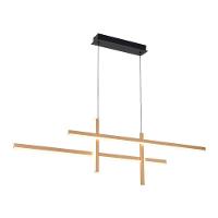 Lustre Pendente Nordecor Ashi 2790 Preto - Ouro Champagne Led Bivolt Preto - Ouro Champagne 2790 - 3