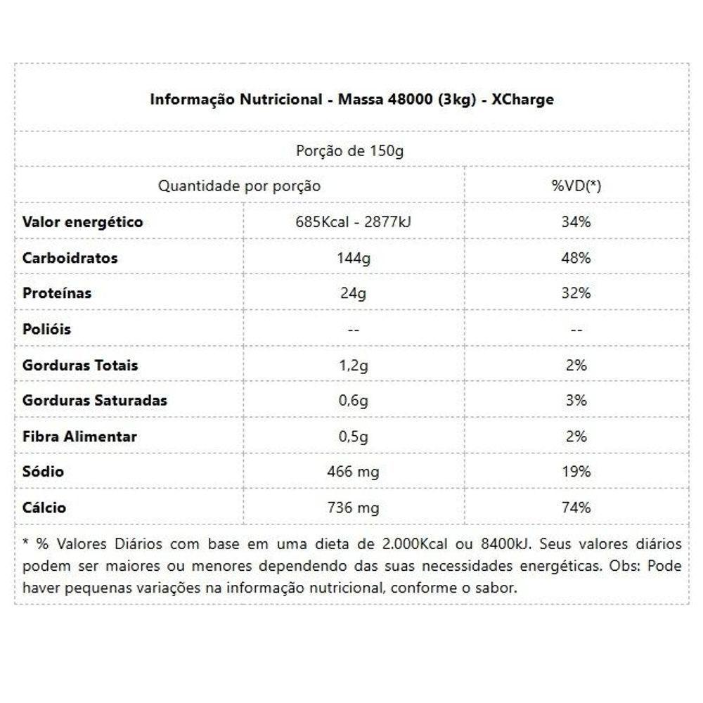 Massa 48000 (1,4kg) - Sabor: Cookies - 2