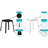 Kit 2 Banqueta De Cozinha 1748 4 Un Branco-courano Branco - Carraro - 6