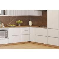 Módulo Cozinha Nesher Rainha Kit De Rodapé De Canto Multilinha 80x52x10cm Nature - Nesher - 3