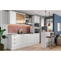 Balcão De Cozinha C- Tampo Bella 2609 C- 2 Portas 80cm Branco - Carraro - 4