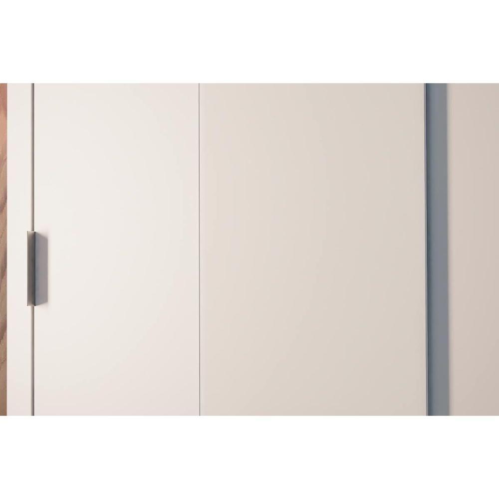 Guarda Roupa 3 Portas De Correr E 4 Gavetas Veneza Naturalle-ripado 3d - 7