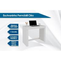 Mesa Escrivaninha Casal Cléo Com 1 Gaveta Cinamomo - Permóbili - 2