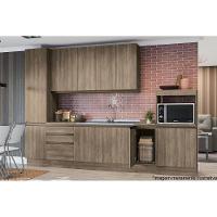 Armário Aéreo Cozinha Modulado Maxxi G766 Com 3 Portas 120cm Canela - Kappesberg - 5