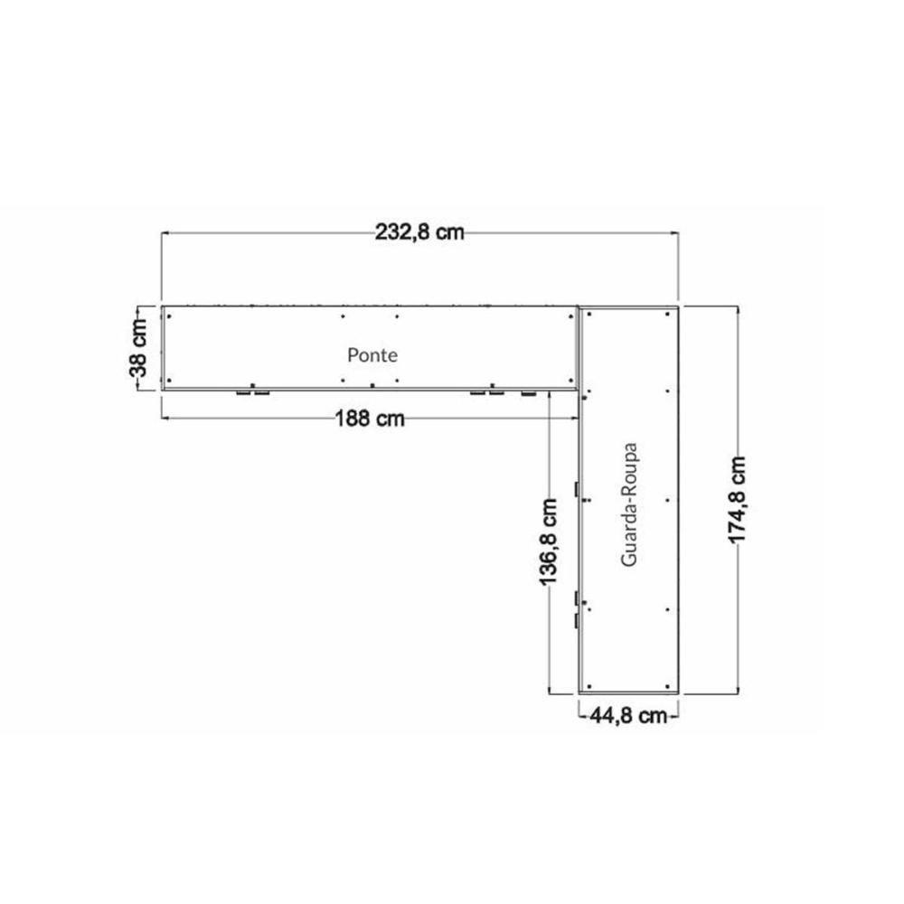Guarda Roupa Casal 7 Portas E 4 Gavetas C- Espelho Lugano Jatoba-areia - 6
