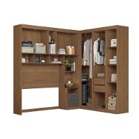 Guarda Roupa Casal 7 Portas E 4 Gavetas C- Espelho Lugano Jatoba-areia - 7