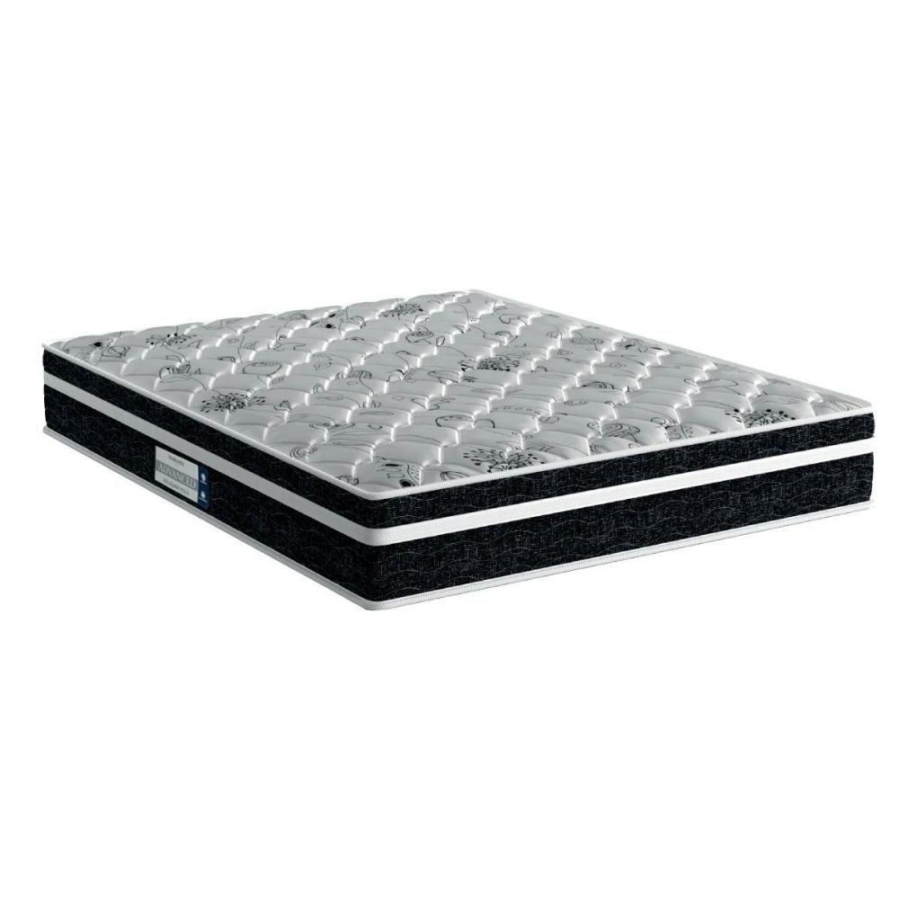 Colchão Casal Anatômico D45 - Prodormir Advanced Tech2000 Plus Euro Pillow Black (138x188x24) - Probel - 1