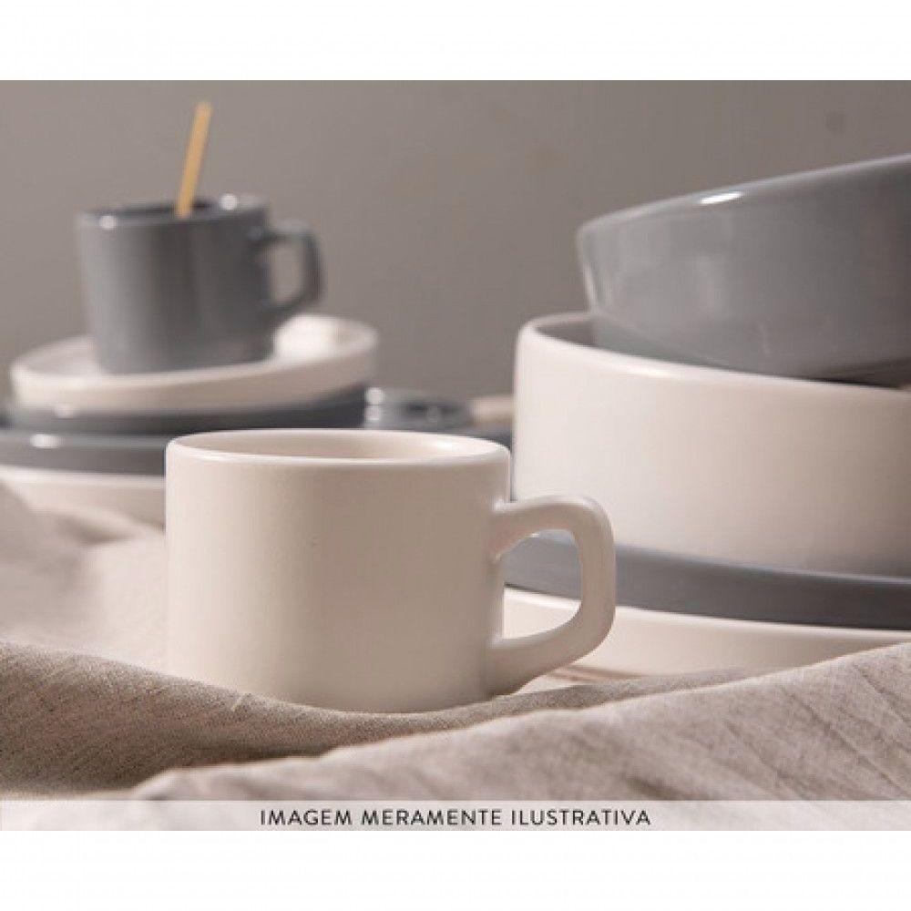 Conjunto 4 Xicaras Cha Sem Pires Empilhavel 200ml Porcelart - 2