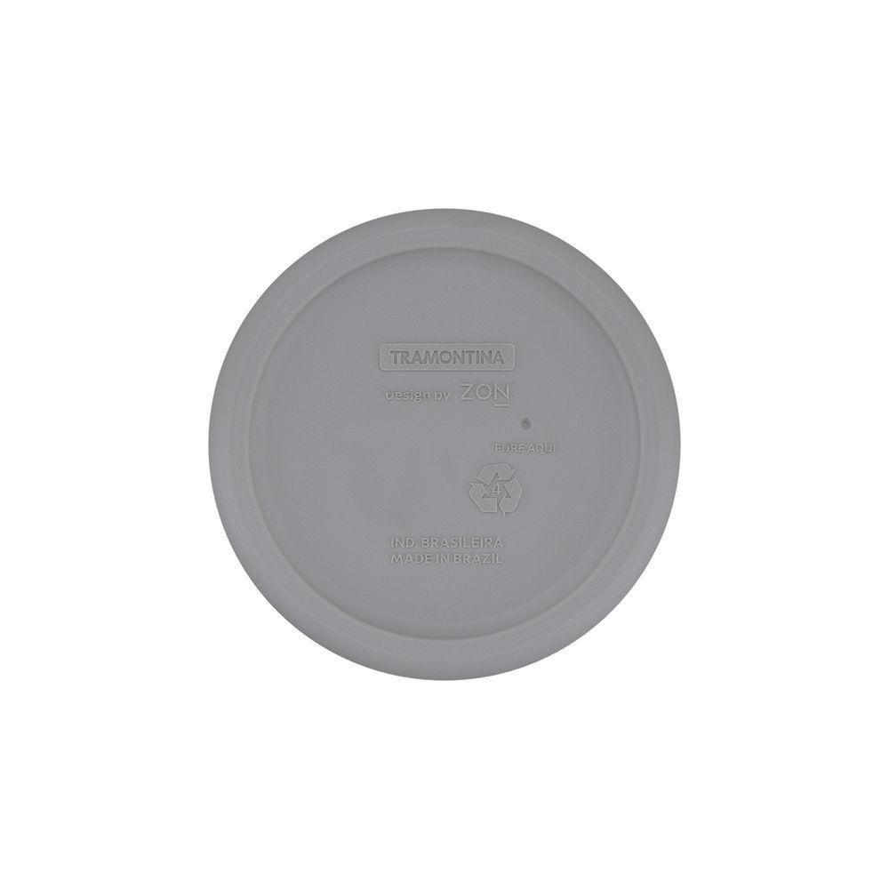 Vaso Tramontina Lótus Em Polietileno Concreto 8,5 Cm - 6