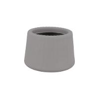 Vaso Tramontina Lótus Em Polietileno Concreto 8,5 Cm - 8