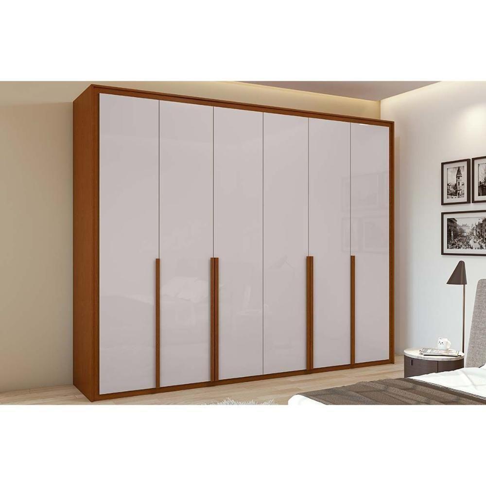 Guarda Roupa Casal 6 Portas E 6 Gavetas Imperatore Frassino-off White - 1
