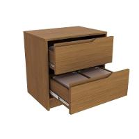 Mesa Cabeceira R261 C- 3 Gavetas Canela - Kappesberg - 4