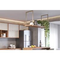 Módulo Cozinha Mgm Estela Prateleira Suspensa 125cm Freijo-mgm - 3