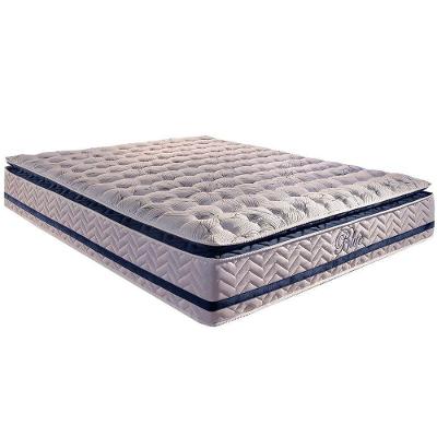 Colchão King Espuma Viscoelástico Visco Gel Molas Ensacadas Masterpocket Blue Pillow Top (193x203x32) - Paropas
