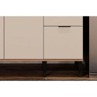 Cozinha Completa Alpha 4 Peças (2aéreos+1balcão+1torrequente) C4p195 Freijo-off White - Carraro - 1