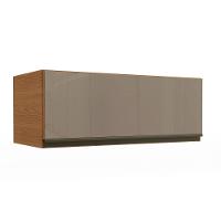 Armário Aéreo Para Cozinha Maxxi G770 Com 1 Porta Basculante Com Vidro 80cm Canela - Kappesberg - 1