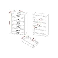 Armário Sapateira Quarto Sa3404 Branco - Tecno Mobili - 3