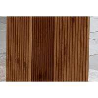 Mesa P- Cozinha Berlim C- Tampo 90x90cm Madeirado Vidro Canto Curvo - Imbuia-off White - Rufato - 4