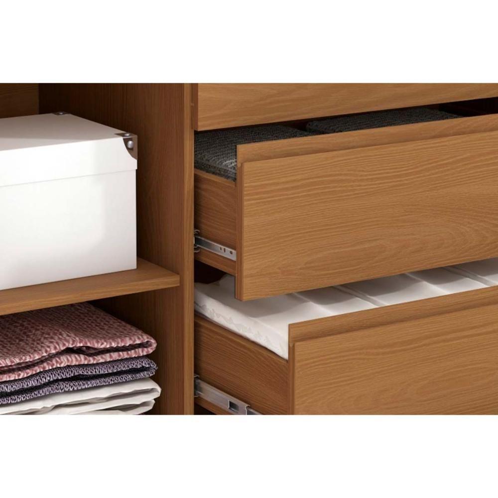 Cômoda De Quarto 1 Porta E 4 Gavetas R260 Canela - Kappesberg - 5