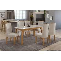 Kit 2 Cadeiras De Cozinha Exclusive Amêndoa-linho Bege Rinzai - Lopas - 7