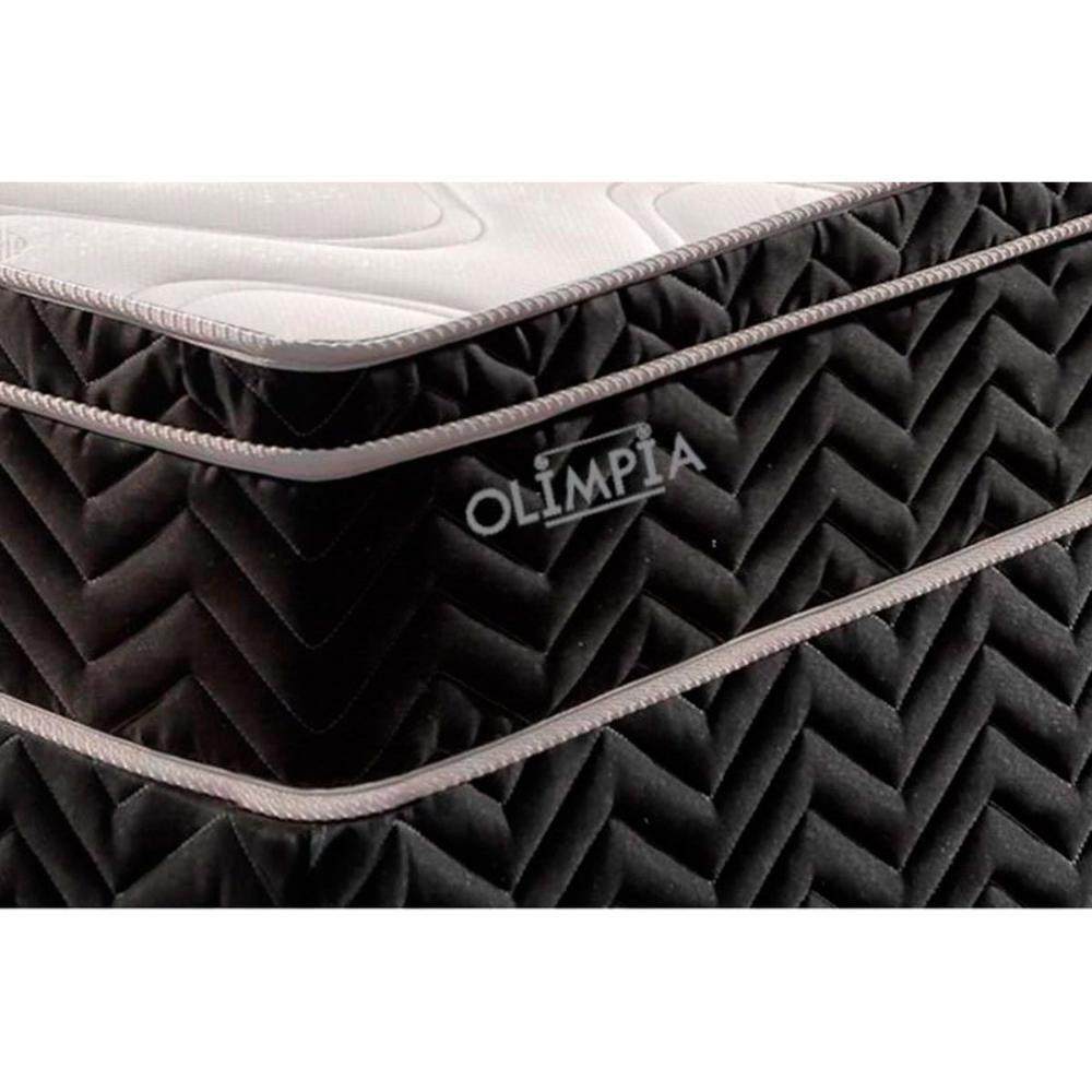 Conjunto Box Solteiro Colchão Molas Paropas Extrapedic Olímpia + Base Crc Suede Black (88x188) - 4