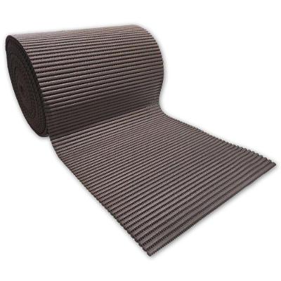 Tapete Passadeira Emborrachada Antider 43cm Venda Por Metro Marrom