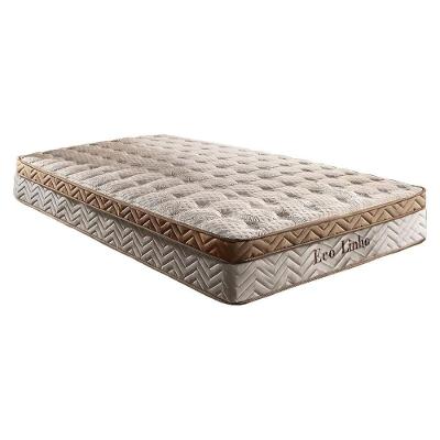 Colchão Solteiro Molas Ensacadas Masterpocket Eco Linho Euro Pillow (88x188x32) - Paropas