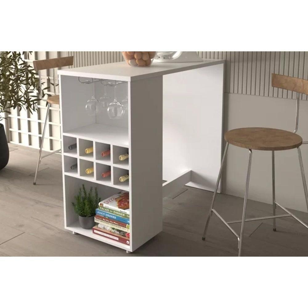 Bar De Sala Jantar Ad5003 Branco - Tecno Mobili - 1
